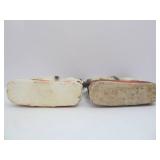2 Larger Vintage Chalkware 1930