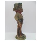 Large Vintage 14.5" Chalkware 1930