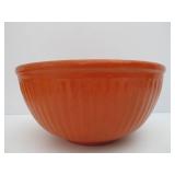 Group of Vintage Orange & Yellow Stoneware Mixing Bowls