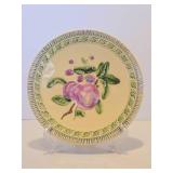Antique Majolica Apple Plate