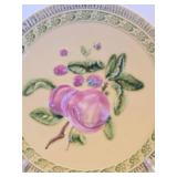 Antique Majolica Apple Plate