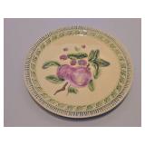 Antique Majolica Apple Plate