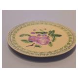 Antique Majolica Apple Plate