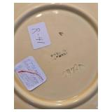 Antique Majolica Apple Plate