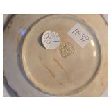 Antique Majolica Sunflower Plate