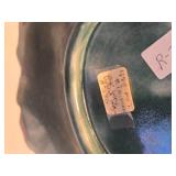 Antique Etruscan Majolica Oak Leaf Tray