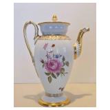 Antique Signed MEISSEN Porcelain Coffee Pot