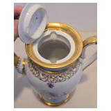 Antique Signed MEISSEN Porcelain Coffee Pot