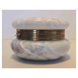 Larger Size Vintage WAVECREST Hand Painted Hinged Dresser Box