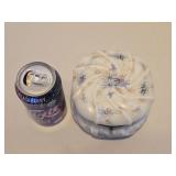 Larger Size Vintage WAVECREST Hand Painted Hinged Dresser Box