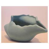 2 Excellent Signed Vintage VAN BRIGGLE Blue Art Pottery Vases