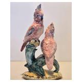 Large Size Old Vintage STANGL Art Pottery Cockatoo Bird Figurine
