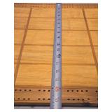 Nice Large Handmade Multi-Wood Inlaid Cribbage Board