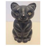Original Old Vintage Heavy Cast Iron Cat Doorstop