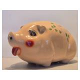 LARGE Vintage Ceramic Piggy Bank
