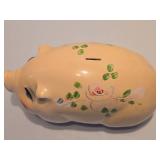 LARGE Vintage Ceramic Piggy Bank