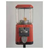 Working Vintage Gumball Machine w/Stand #1