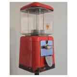 Working Vintage Gumball Machine w/Stand #1