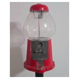 Working Vintage Gumball Machine w/Stand #2