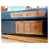 3 LARGE Original Bound Pioneer Press Minneapolis Journal &  Complete Years 1935, 1939 & 1943