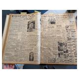 3 LARGE Original Bound Pioneer Press Minneapolis Journal &  Complete Years 1935, 1939 & 1943