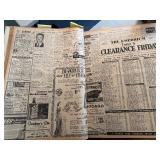 3 LARGE Original Bound Pioneer Press Minneapolis Journal &  Complete Years 1935, 1939 & 1943