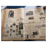 3 LARGE Original Bound Pioneer Press Minneapolis Journal &  Complete Years 1935, 1939 & 1943