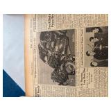 3 LARGE Original Bound Pioneer Press Minneapolis Journal &  Complete Years 1935, 1939 & 1943