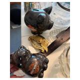 Contents of Table - Vintage Glassware, Collectibles etc #1