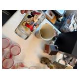 Contents of Table - Vintage Glassware, Collectibles etc #1