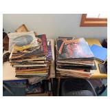 LARGE Estate Lot of Assorted Vintage Vinyl Records - Lots of Rock & Pop