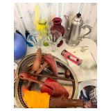 Contents of Table - Vintage Glassware, Collectibles etc #2