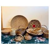 Estate Collection of Native American et Woven Baskets