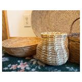 Estate Collection of Native American et Woven Baskets