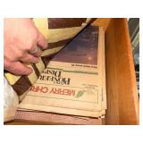 Contents of Dresser - Historic Newspapers etc