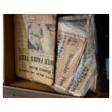 Contents of Dresser - Historic Newspapers etc