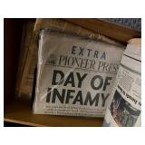 Contents of Dresser - Historic Newspapers etc