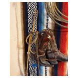 Group of Vintage Old Western Gear - Boots w/Old Spurs, Lassos & Hats