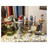 LARGE Lot of Vintage Beam & other Whiskey Decanters #1