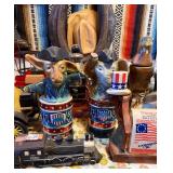 LARGE Lot of Vintage Beam & other Whiskey Decanters #1