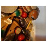 Large Estate Lot of Old Vintage Tambourines & Maracas