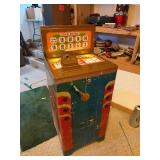Old Vintage BELL FRUIT Jumbo Parade 5 Cent Slot Machine