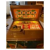 Old Vintage BELL FRUIT Jumbo Parade 5 Cent Slot Machine