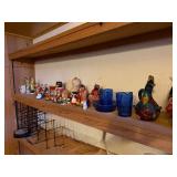 Contents of Shelf - Vintage Collectibles etc