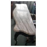 Excellent Quality & Condition Marble Top Console Table by Weiman