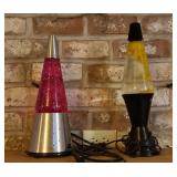 2 Working Lava Lamps