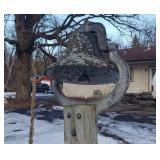 Original Antique Iron School or Church Bell