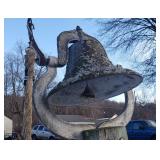 Original Antique Iron School or Church Bell