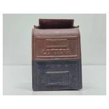 Vintage Cast Iron Postal Box Coin Bank