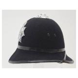 Excellent Condition Vintage English Police Helmet / Cap